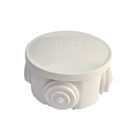 中国 屋外の円の円形のタイプ白いプラスチック ジャンクション・ボックス/円形のプラスチック電気箱 会社